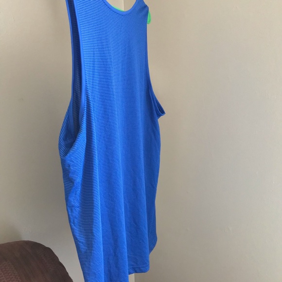 RUSELL Training fit, BLUE SLEEVELESS SHIRT. - Picture 6 of 7